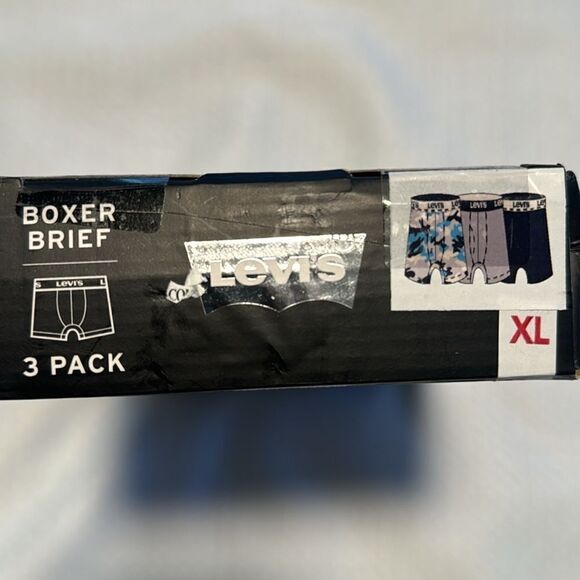Levis Boxer Briefs Mens XL 3 Pack Performance Microfiber - Picture 4 of 4